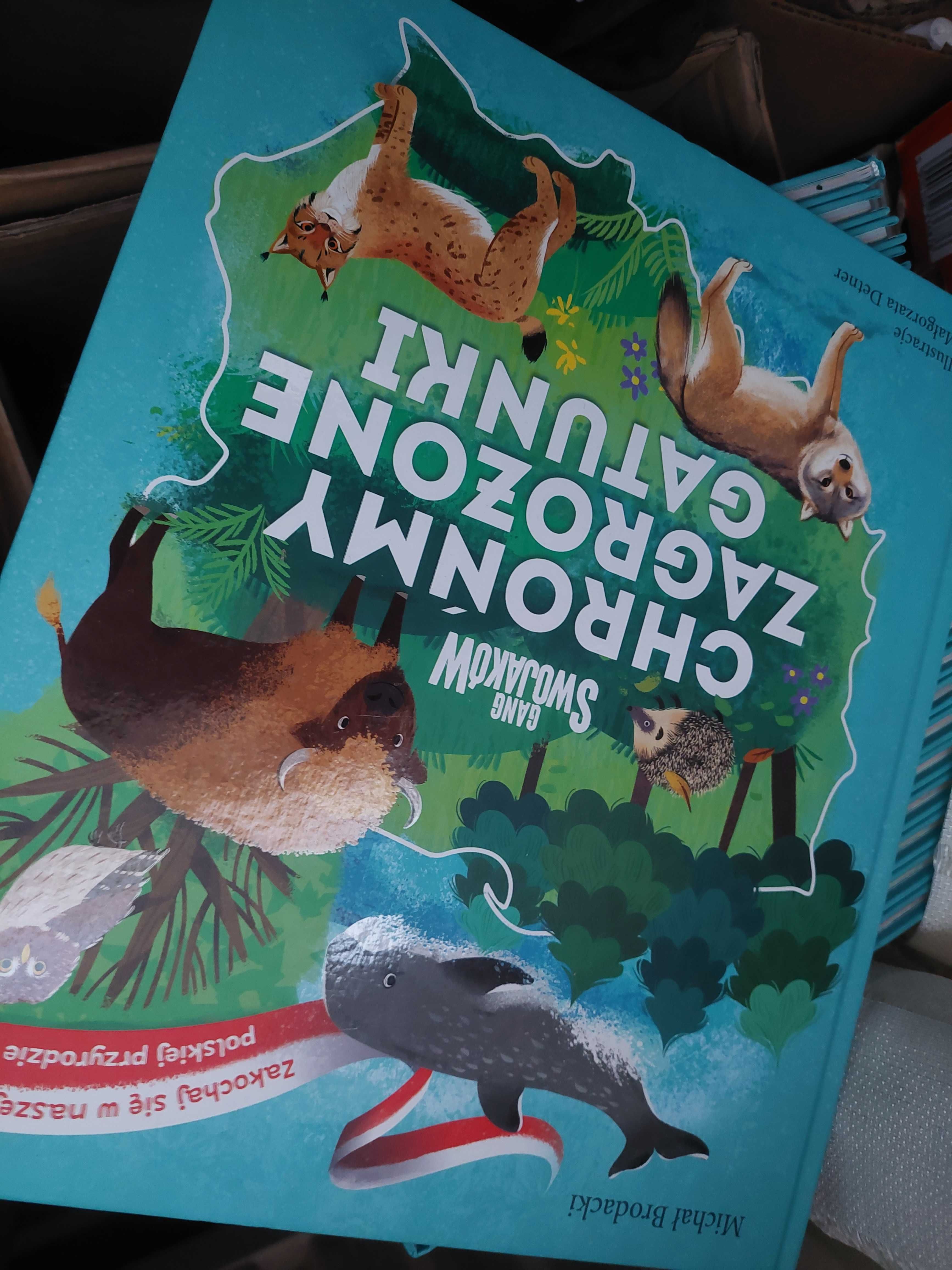 Zestaw 24 książek dla dzieci chrońmy zagrożone gatunki