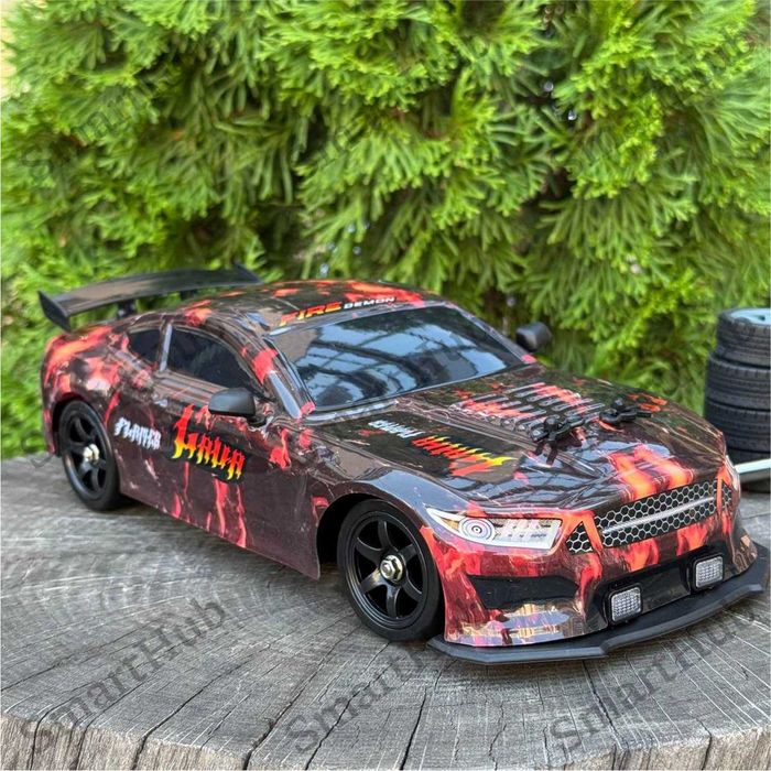 Дрифт машинка с дымом Ford Mustang Volcano на радиоуправлении Мустанг