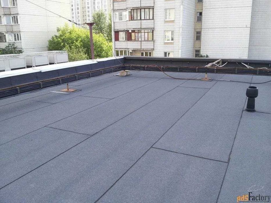 Кровельные работы. Ремонт мягкой кровли. Еврорубероид. Профнастил.