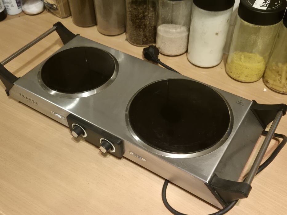 Kuchenka elektryczna ceramiczna dwupalnikowa