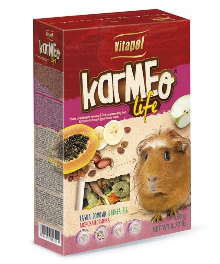 Karmeo LIFE owocowy pokarm dla świnki morskiej 350g