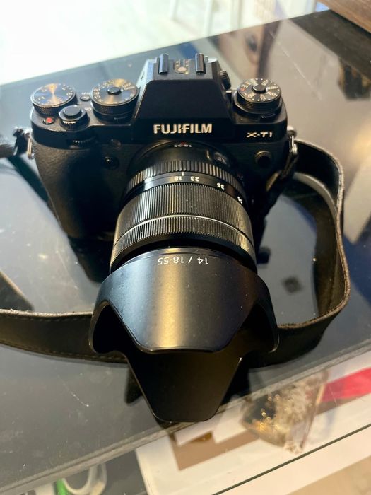 Fuji filme XT_1 como nova  objetiva 18-55 2.8    e flash EF x 8