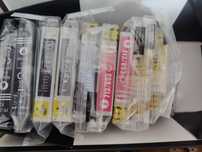 Zestaw toner 9x Tusz do drukarki T0711 T0712 T0713 T0714 Epson stylus