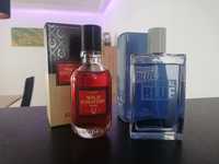 Dwa zapachy męskie perfumy Avon Wild Rush i Individual Blue