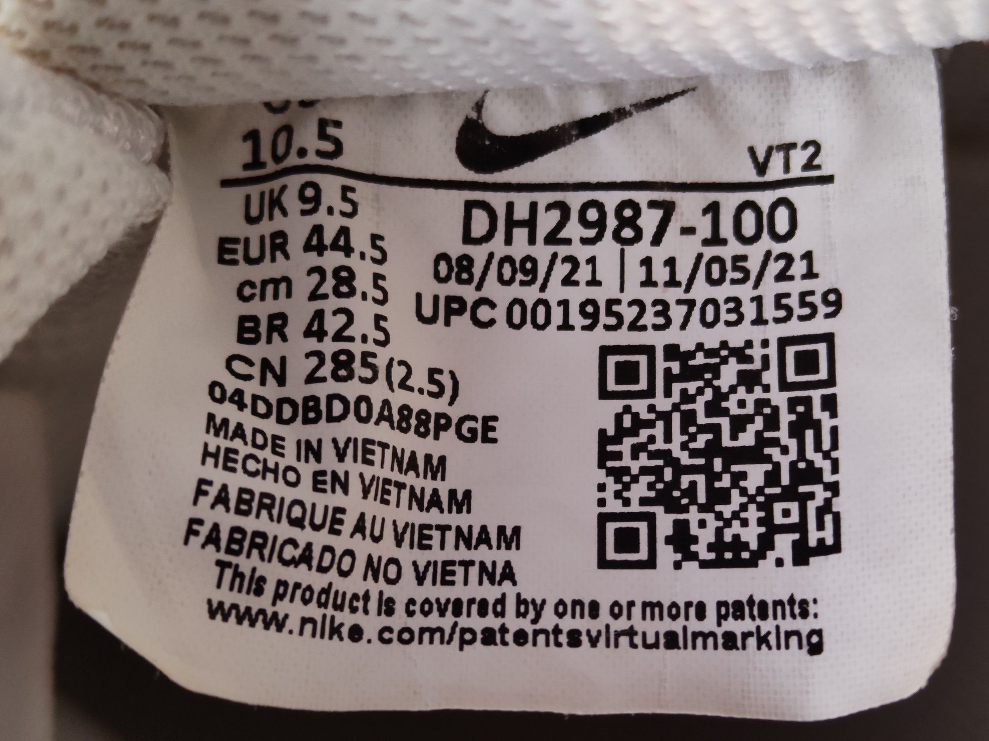 Oryginalne Nike Court Vision Custom 44,5