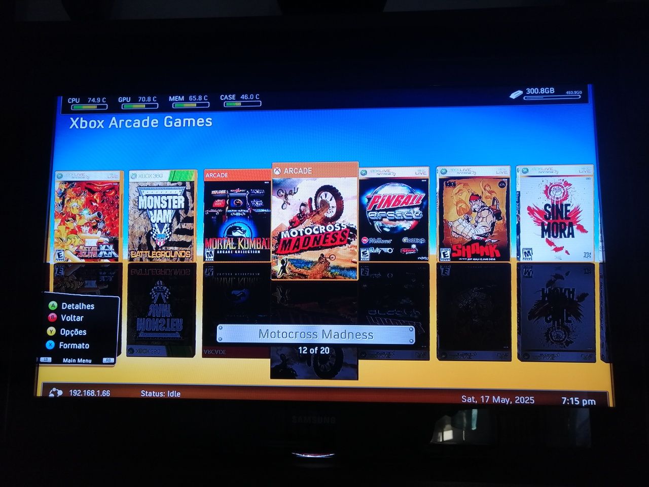 Xbox 360 RGH 3 instalado