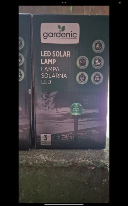 Lampki solarne ogrodowe kolorowe szklane 5szt okazja