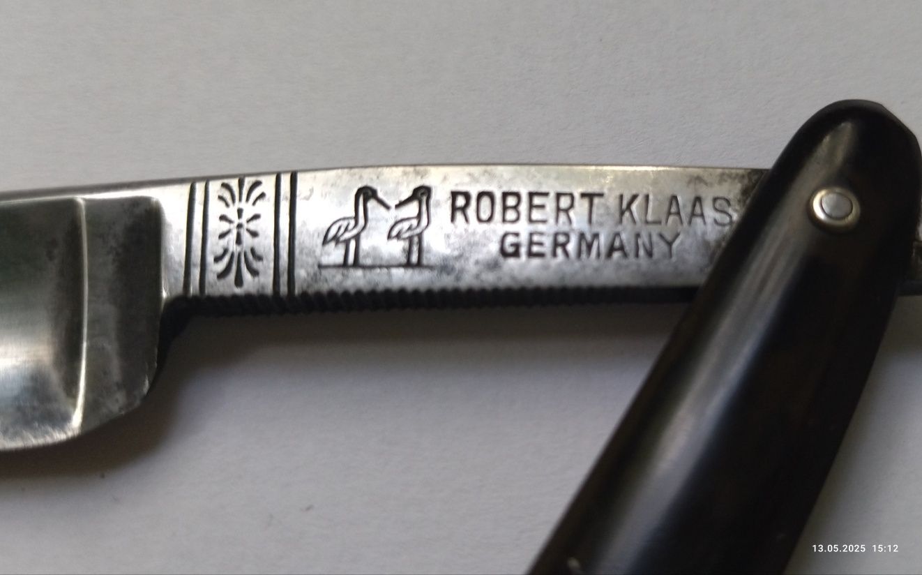 Коллекционная бритва ,,Robert Klaas"