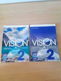 Język angielski-Vision 2 Students Book 2 - podręcznik i ćwiczenia
