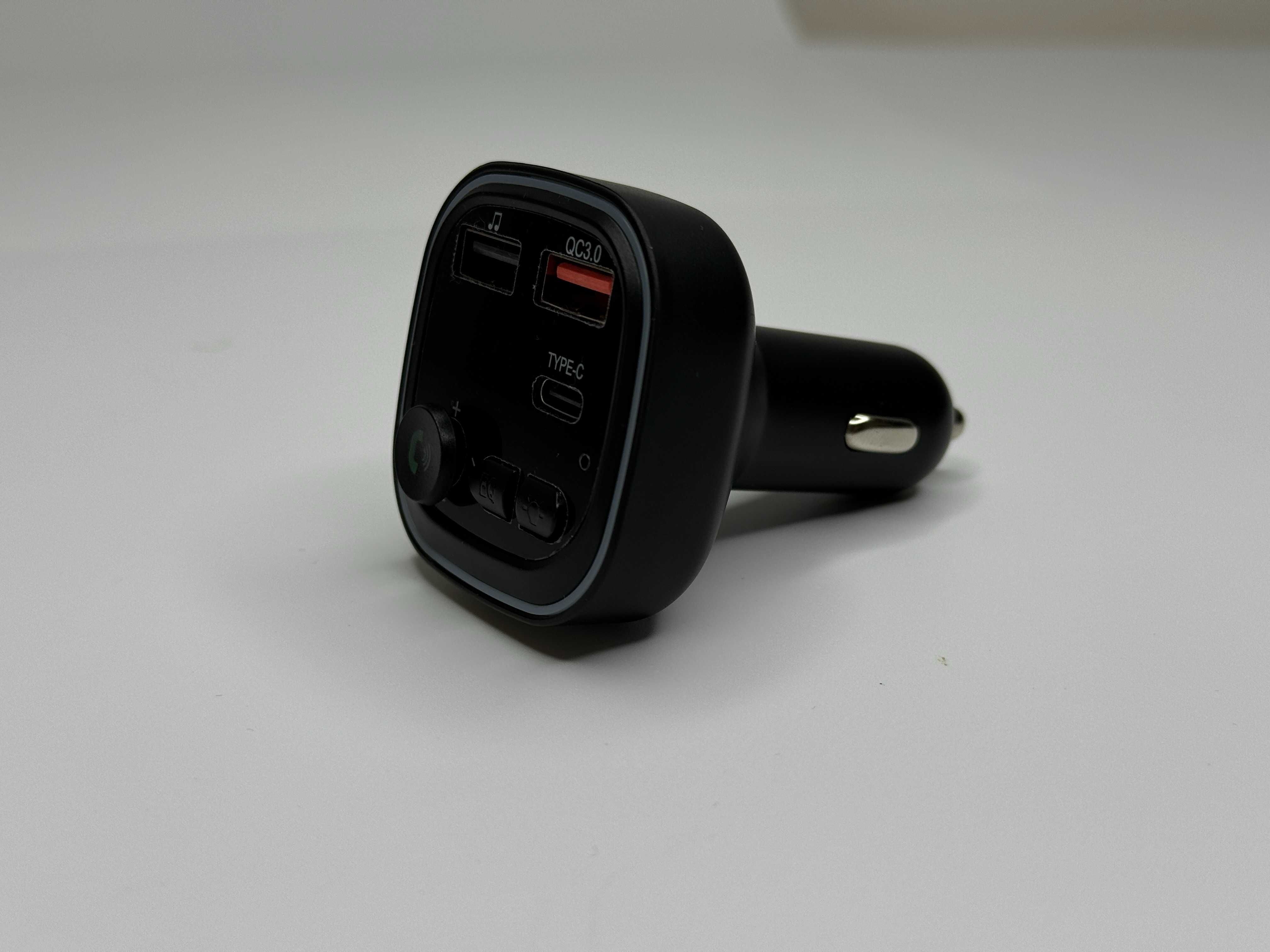 TRANSMITER bluetooth samochodowy FM3x USB adapter SZYBKA ŁADOWARKA MP3