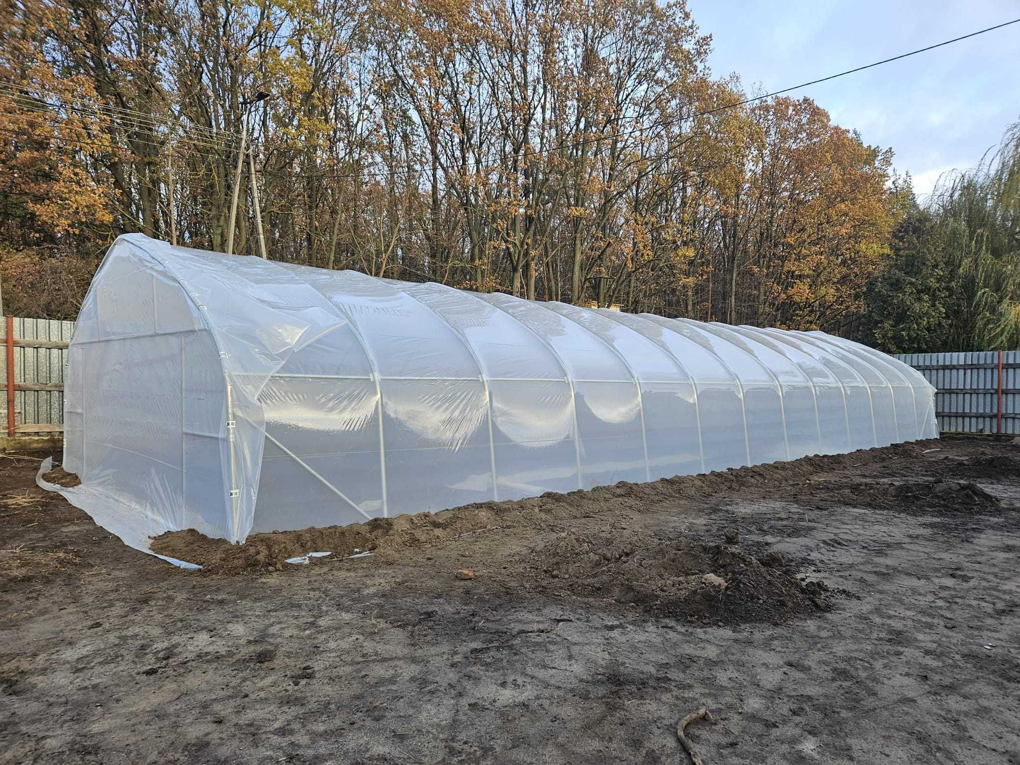 tunel foliowy, tunele foliowe , konstrukcja tunel 7 x 30 x 3,30