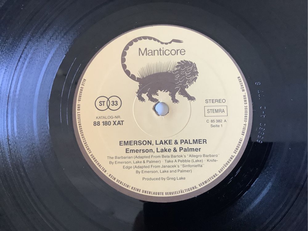 Vinil Emerson Lake & Palmer