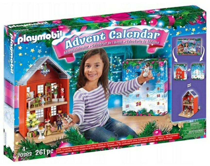 Kalendarz adwentowy playmobil 70383 wielkidomek z wyposażeniem