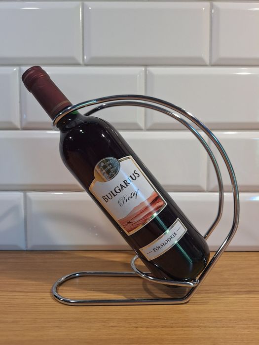 Stojak na wino - metalowy