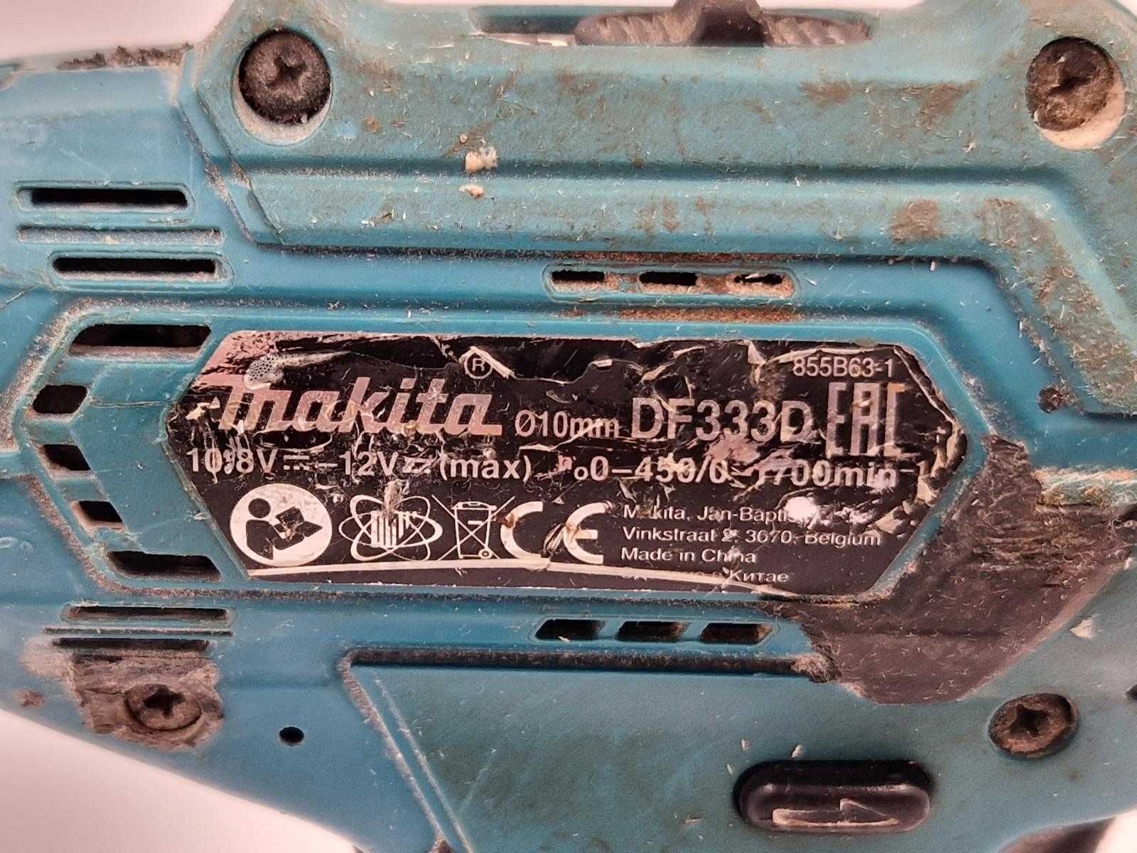Zestaw Wkrętarka MAKITA DF333D 30NM +Zakrętarka MAKITA TD110D +Walizka