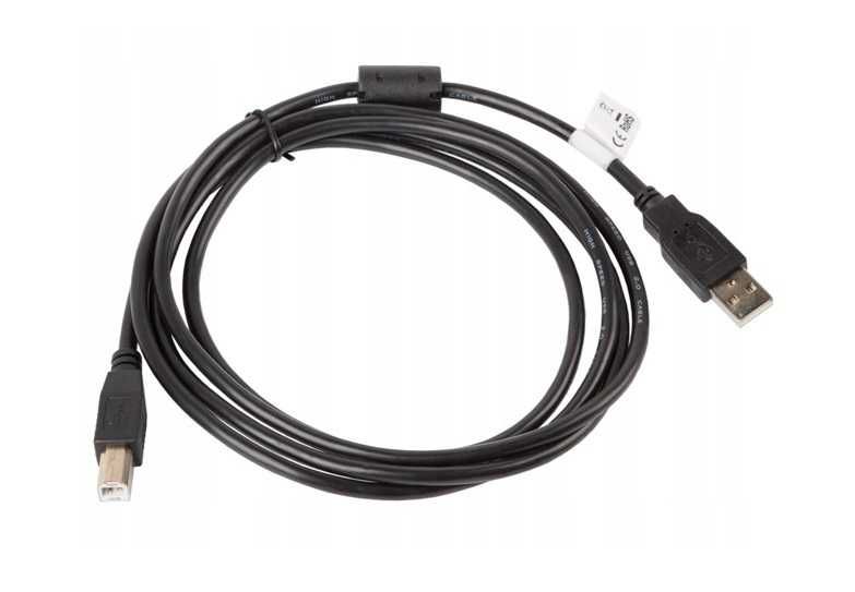 Kabel do drukarki skanera USB 2.0 AM-BM 3m Lanberg Ferry * Video-Play