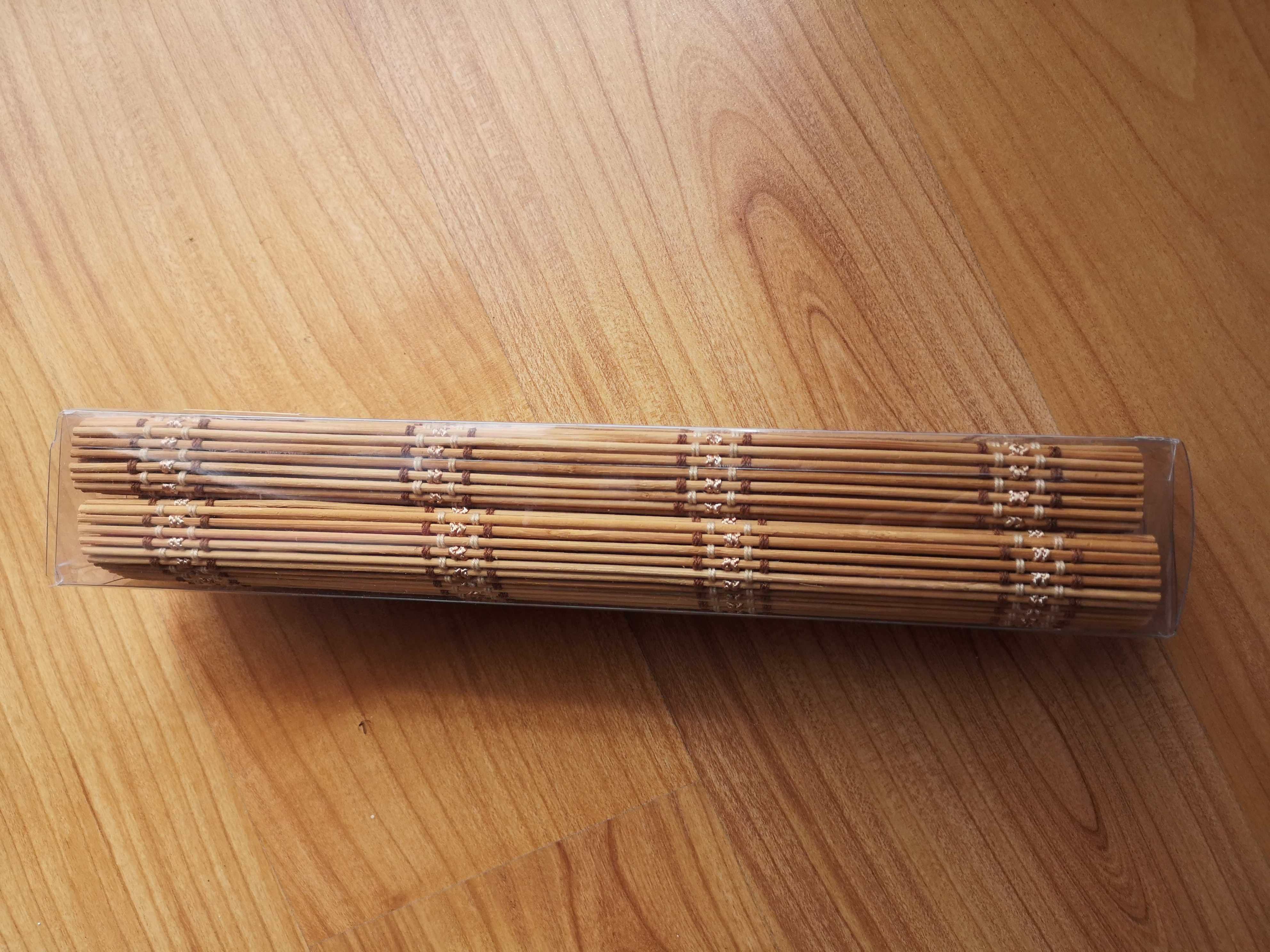 Conjunto de 2 individuais + 2 pauzinhos, em bambu,A Loja do Gato Preto