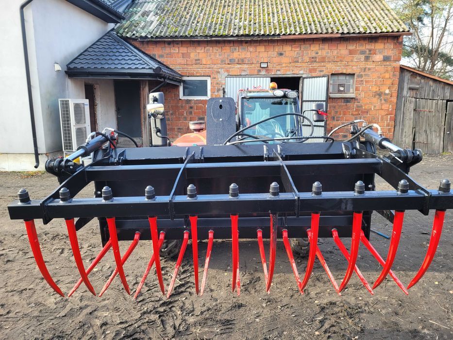 Krokodyl do obornika do tura ciągnika/ ładowarek 2.4m 2.2m 2.0m 1.8m