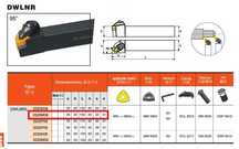 Токарные державки, резцы PCBNR, PDJNR, DWLNR, SCLCR, MWLNR