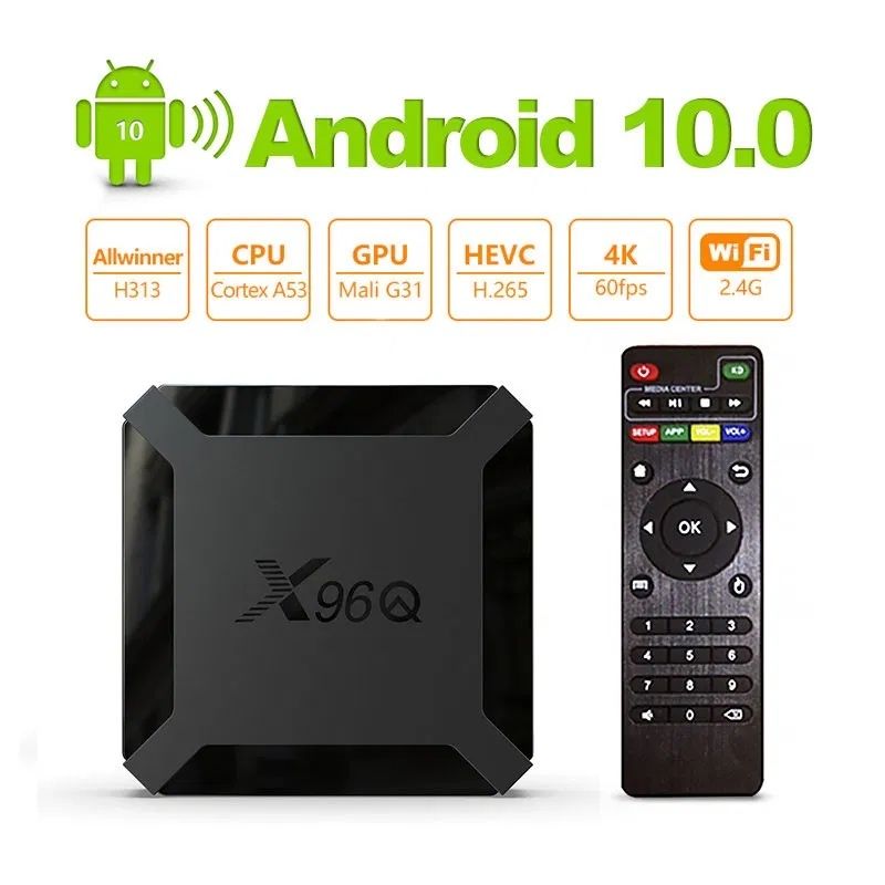 ⫸ SmartTV X96q 1GB/8Гб Смарт ТВ приставка Андроїд Бокс tv box