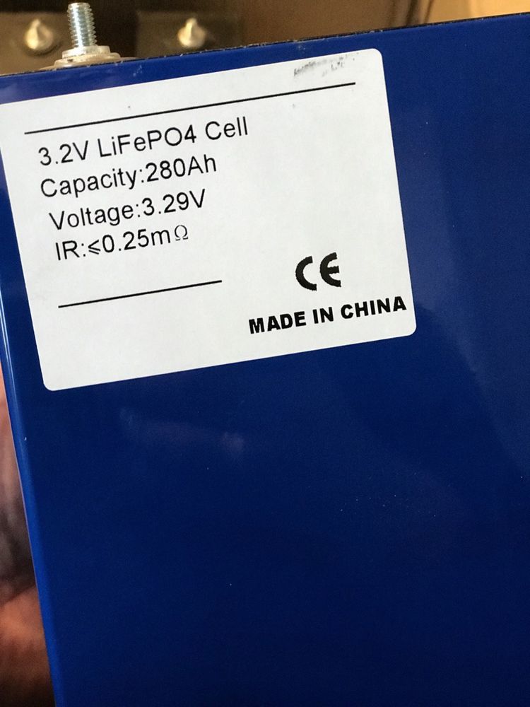 Акумулятор LiFePo4  3.2 v 280 Ah Grade A.