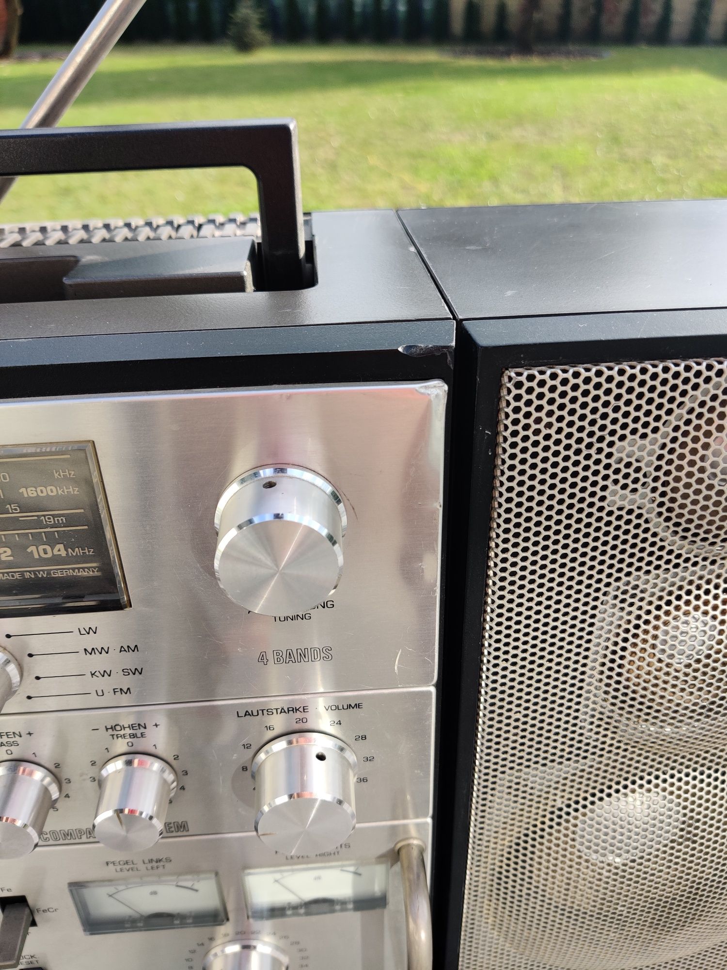 Telefunken studio 1 boombox radiomagn Zamianaetofon