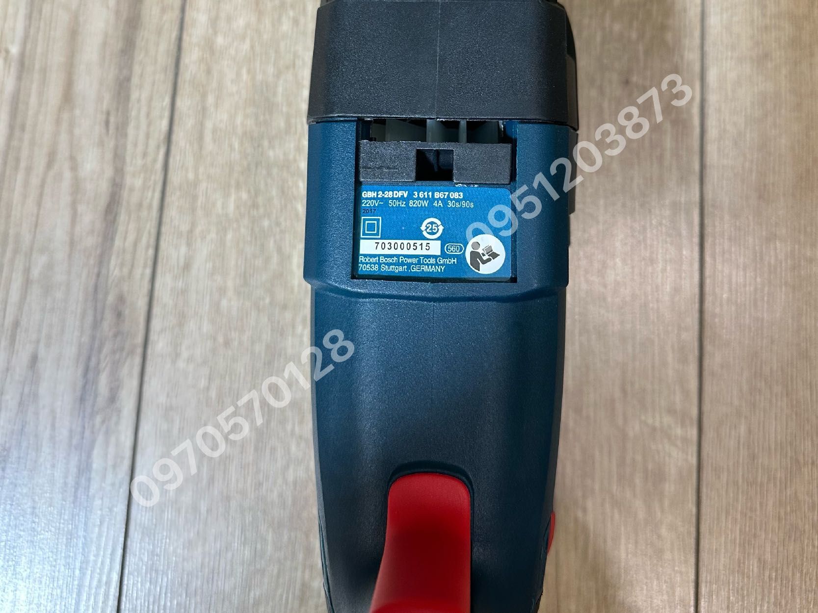 Сетевой Профессиональный Перфоратор BOSCH GBH-2/28 DFR Мощность 850 Вт