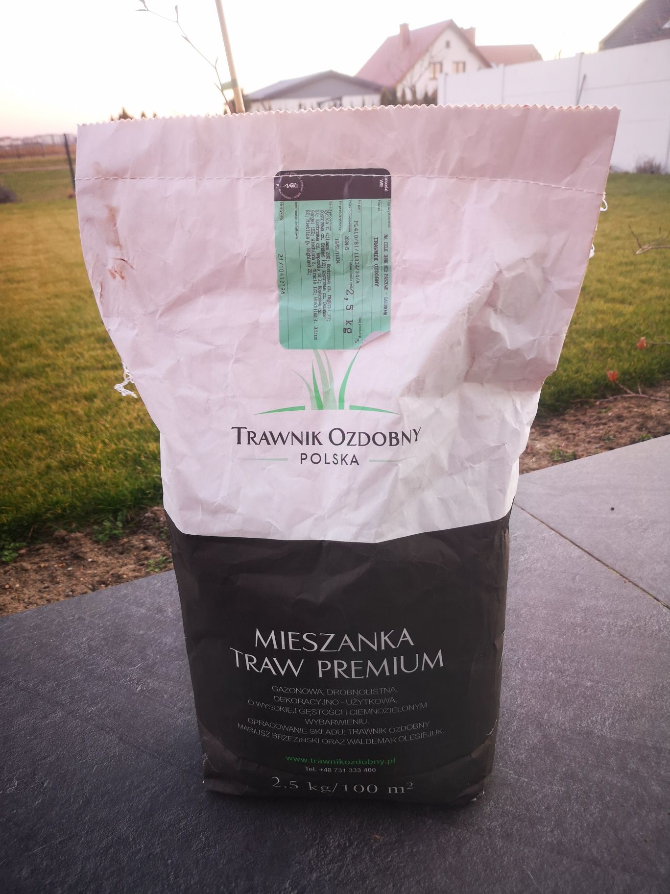 Mieszanka traw premium 2,5 kg