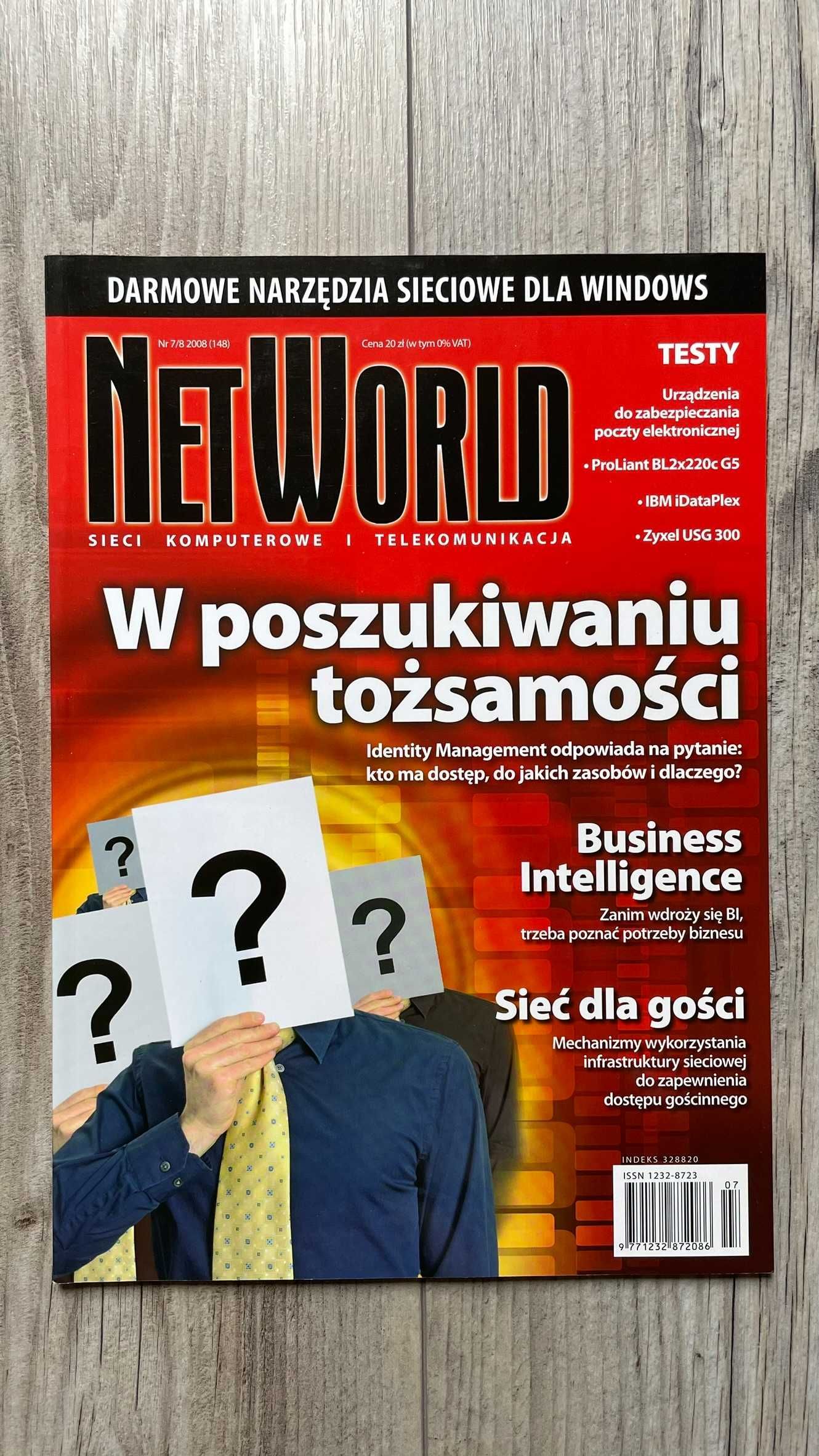 Komplet magazynów NetWorld z 2008 roku Net World