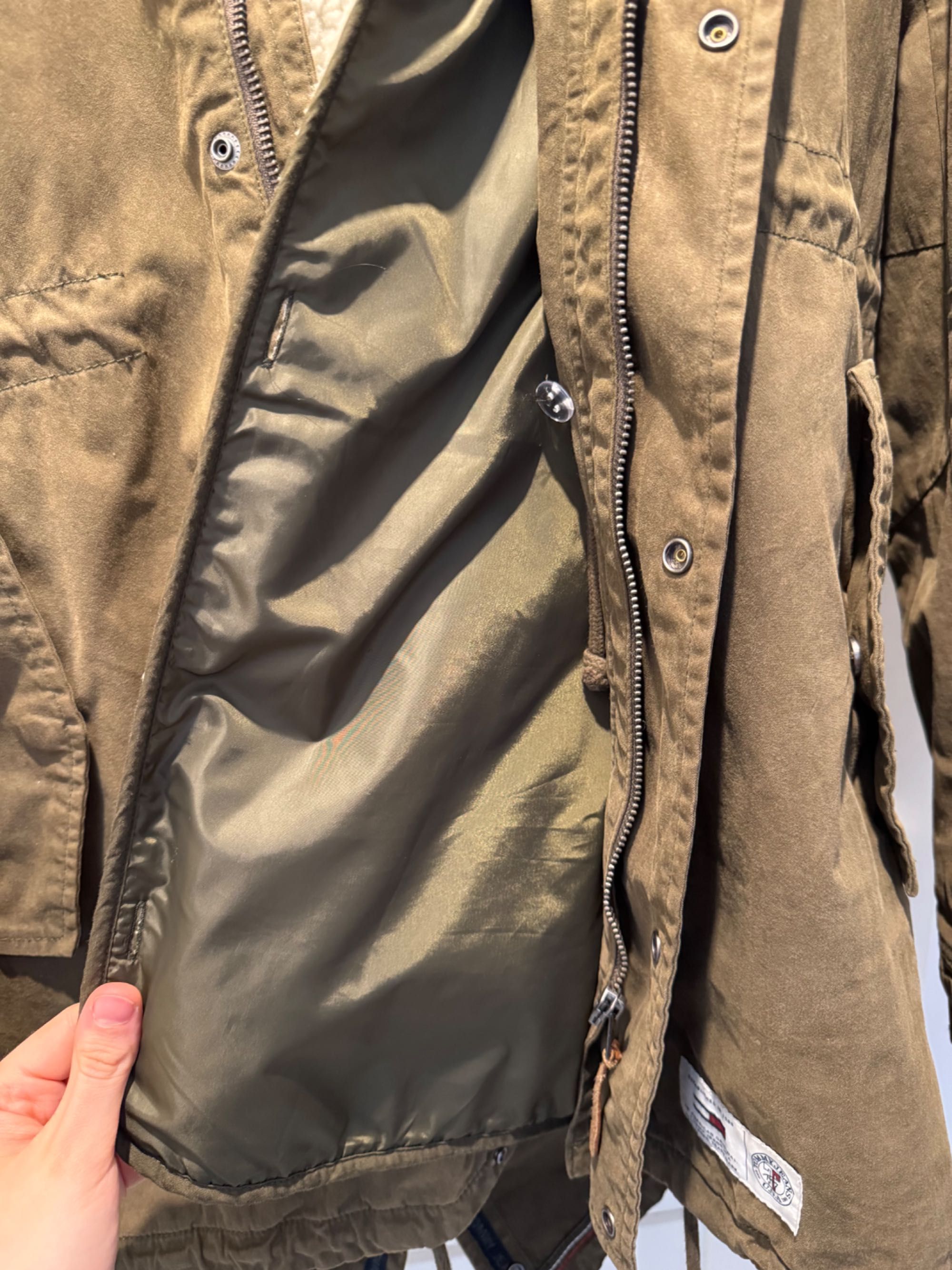 Tommy Hilfiger Jeans L kurtka Parka zimowa TJM LINED 2w1