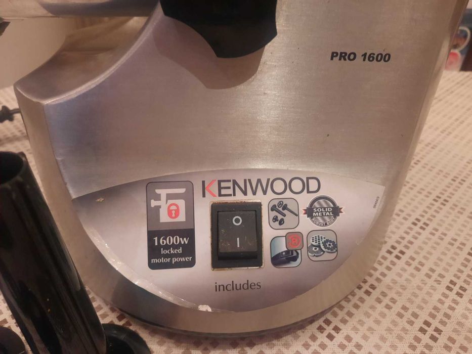 М'ясорубка Kenwood Pro 1600 MG 510 (нержавіюча сталь)