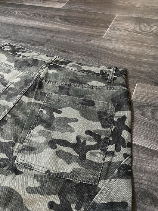 Camo baggy jeans | Камуфляжні широкі джинси y2k sk8 opium type rap rep
