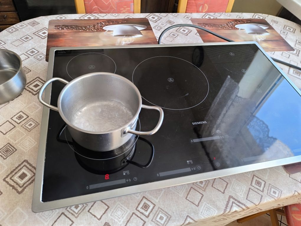Płyta indukcyjna Siemens 7,2kW 5 pól grzewczych kuchenka indukcyjna