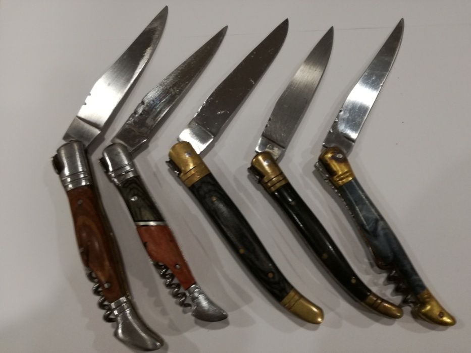 Canivetes-Lote de 5 Canivetes "Laguiole" de coleção-Preço Unitário