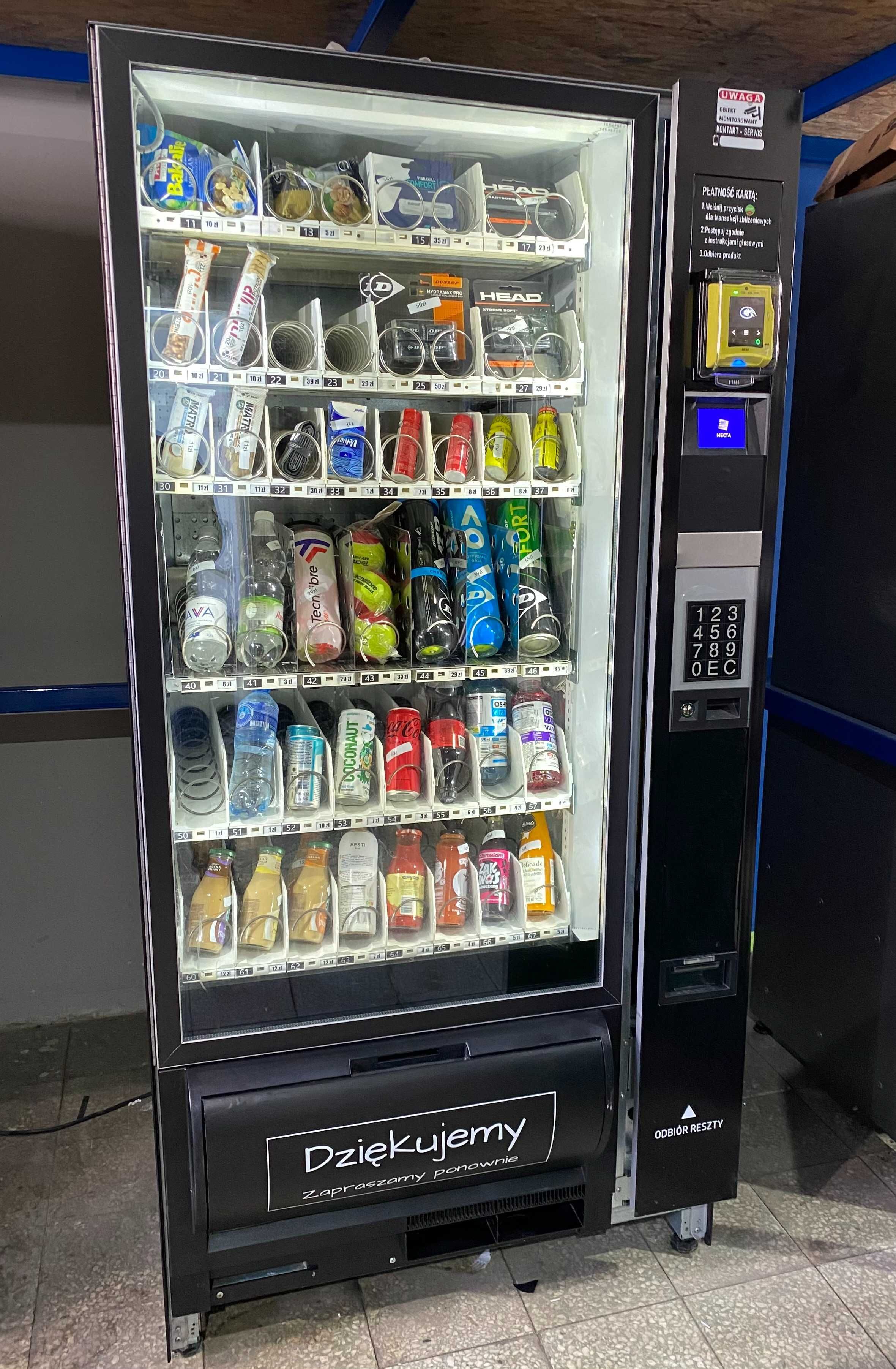 NECTA SAMBA Automat Vendingowy Sprzedający Samoobsługowy Vending