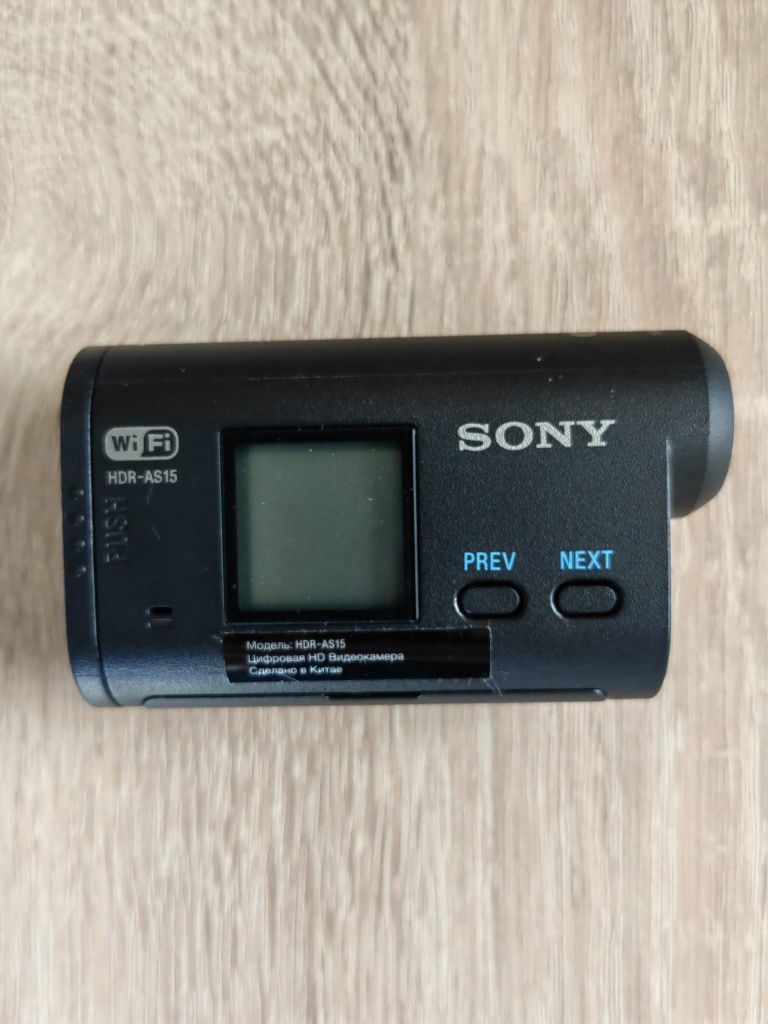 Kamera Sony Action Cam HDR-AS15 stan jak nowy. + case wodoodporny Sony