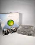 Xbox Crystal com caixa e comandos