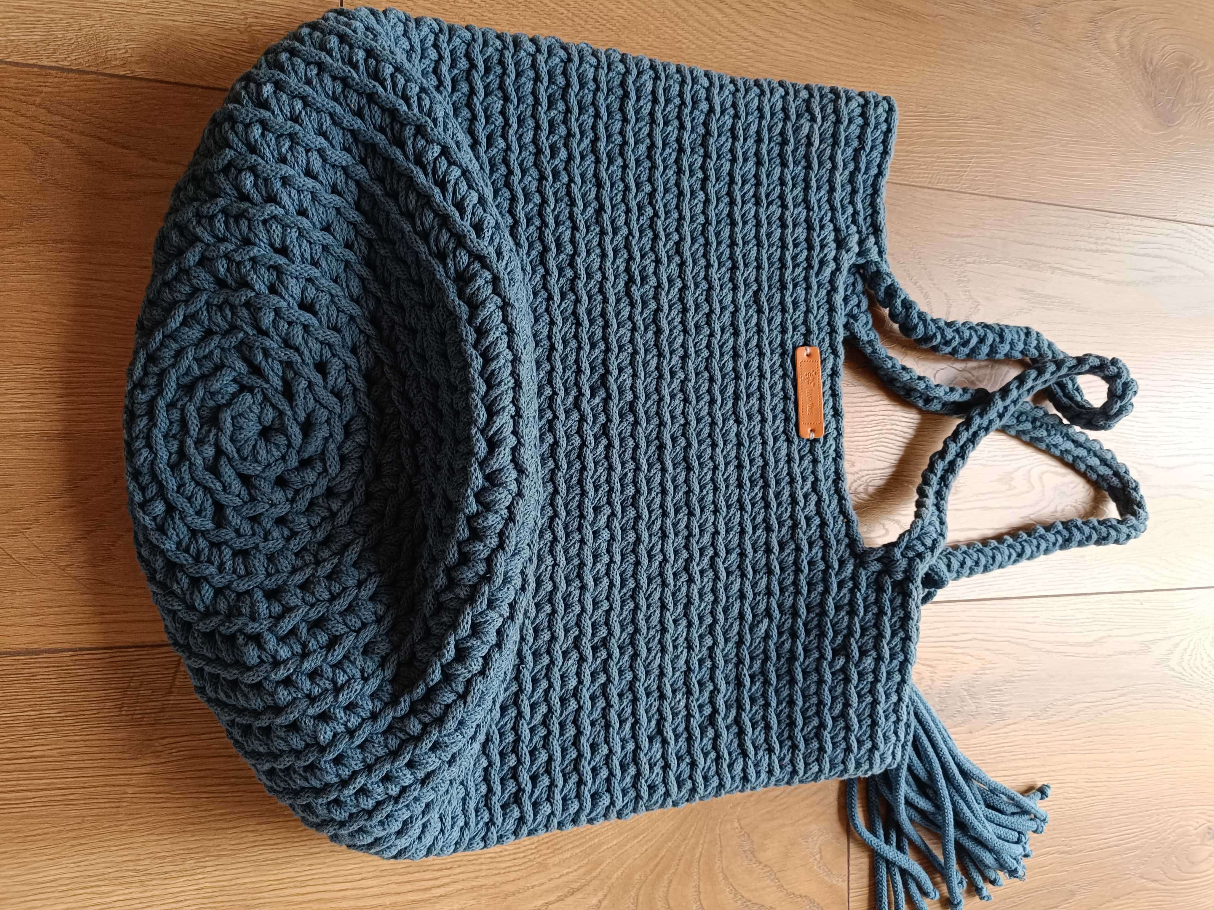 Torba shoperka szydełkowa Hand Made