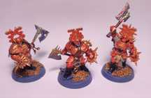 3x BLOOD WARRIORS Khorne Bloodbound Warhammer Aos