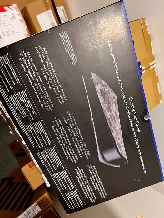 Capas para Playstation 5 Digital Edition Gray Camo