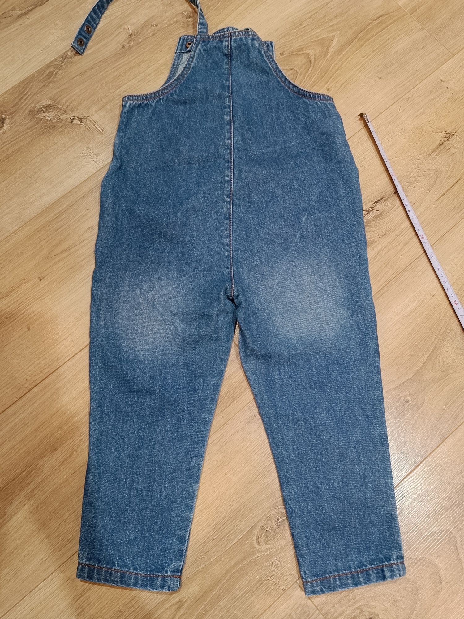 Ogrodniczki jeansowe Next rozmiar 104/110