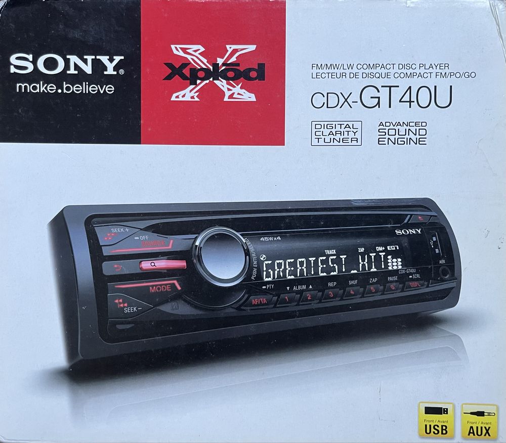 Sony CDX - GT 4OU