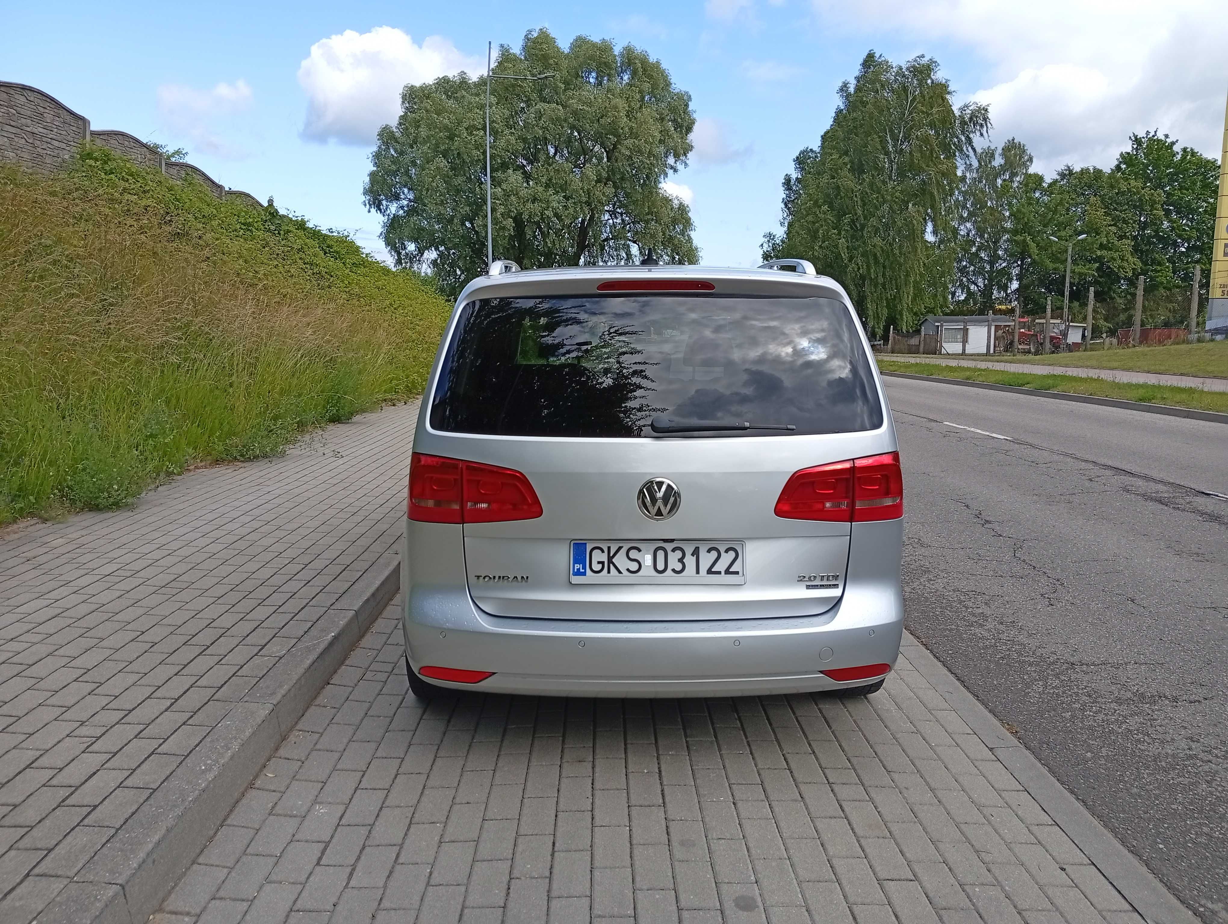 VW Volkswagen Touran 2.0TDI 2012r Highline Full Kamera Navi ledy xenon