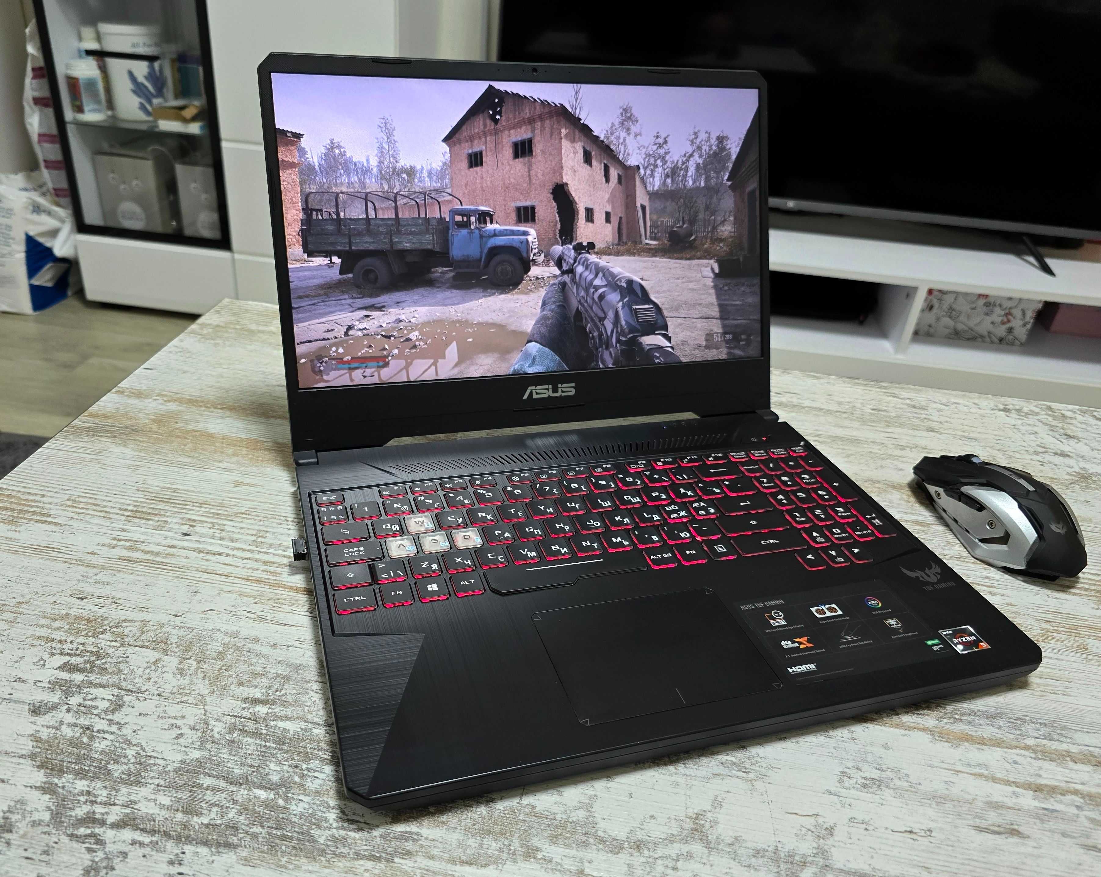 Игровой Зверь Asus TUF (Nvidia GTX 1650/Ryzen 5/ОЗУ 16GB /256G+1000GB)