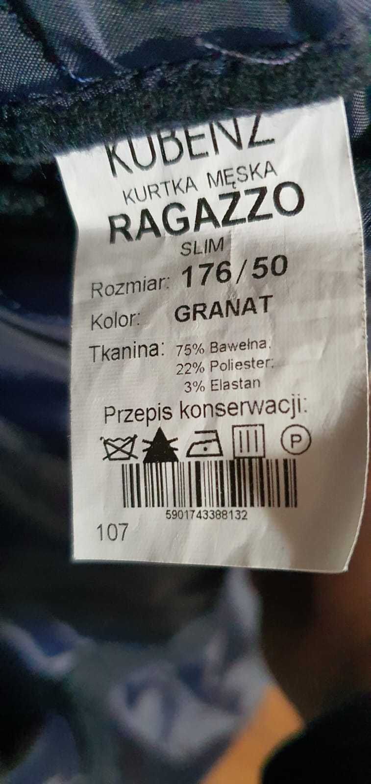 Płaszcz męski KUBENZ granatowy