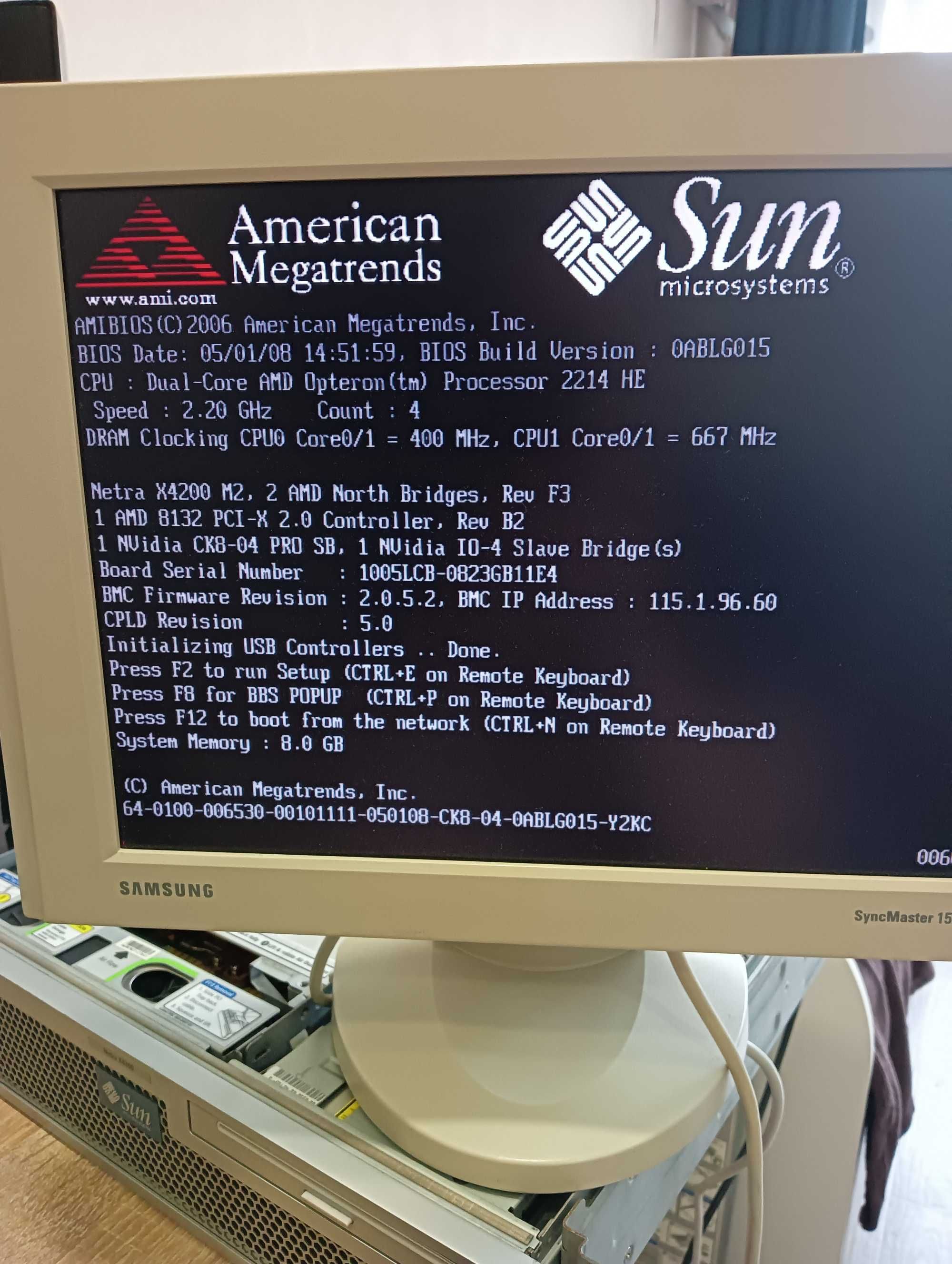 Сервер Sun Microsystems Netra X4200