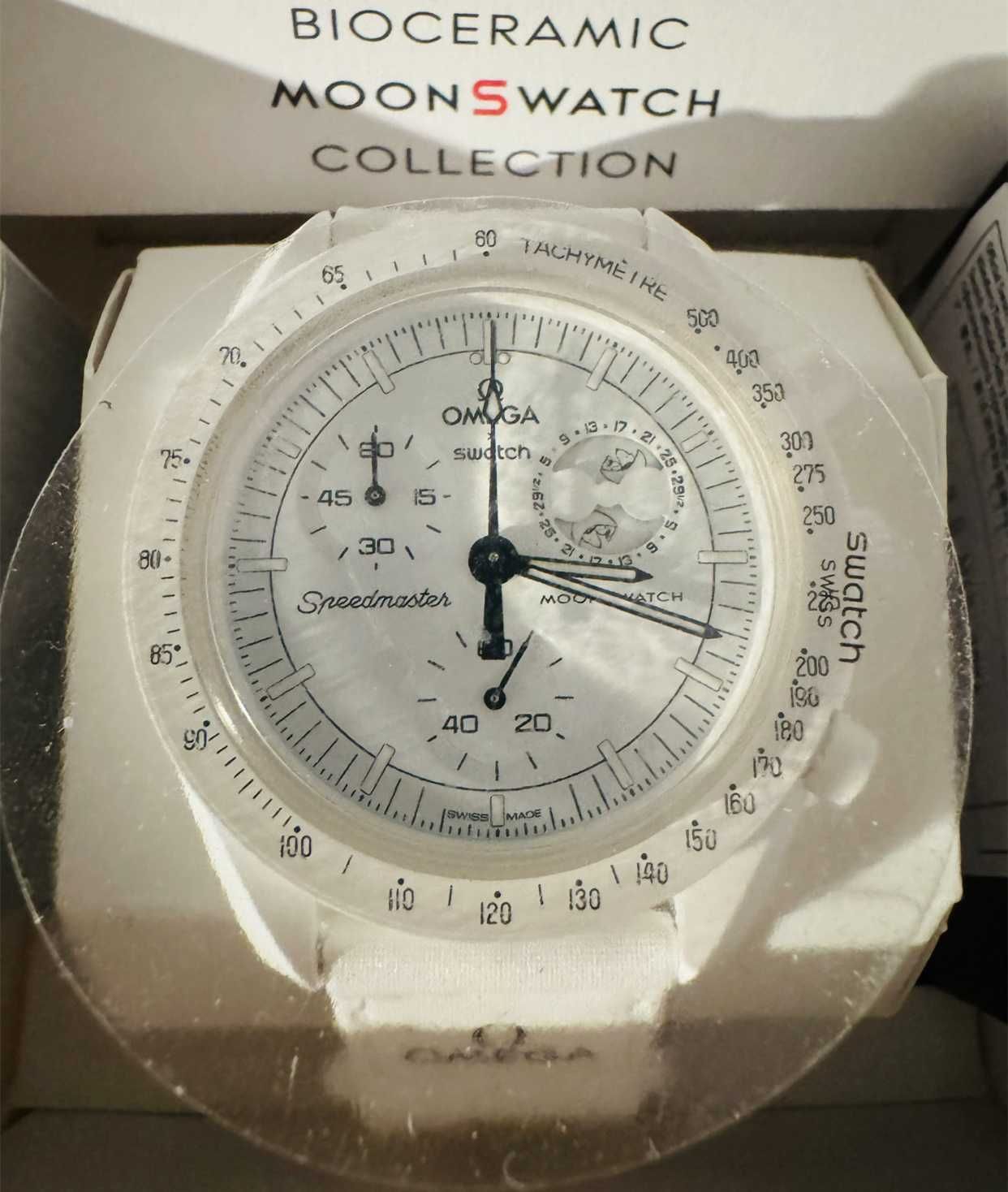 Swatch x Omega Bioceramic Moonswatch Mission To Moonphase Snoopy
