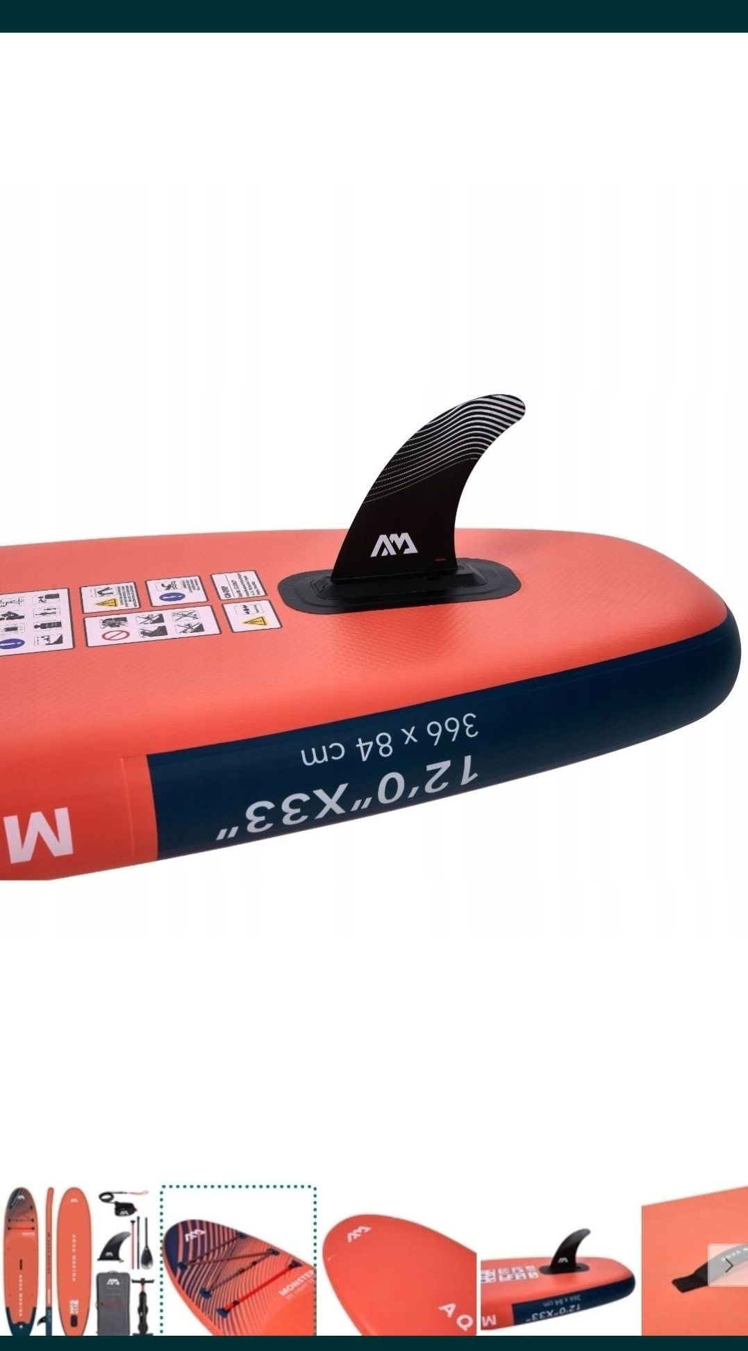 Deska SUP AQUA MARINA  Monster wyprzedaż przedsezonowa do końca marca