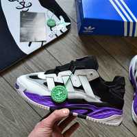 Чоловічі кросівки Adidas Niteball 'Purple\White\Black' Розміри 40-45