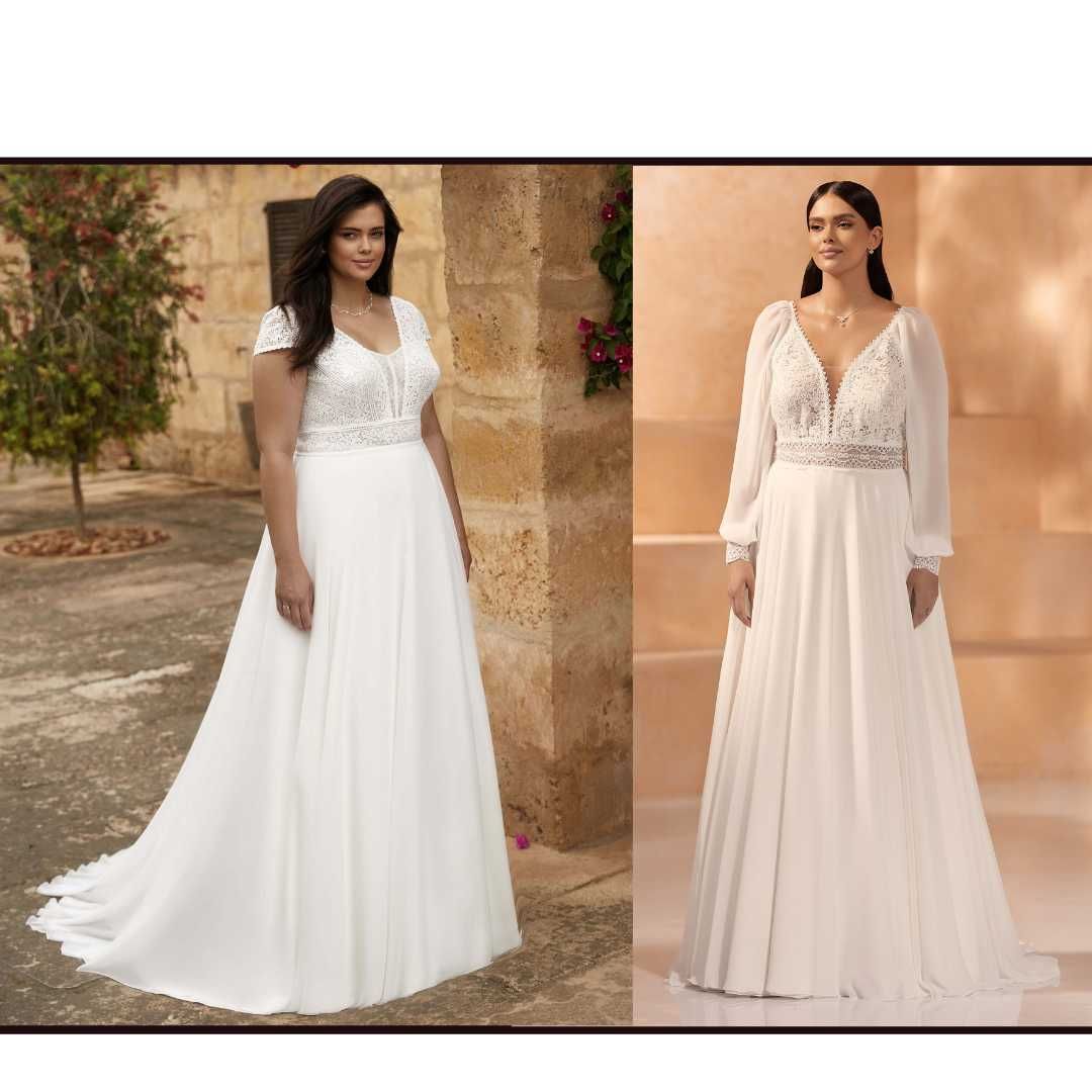 Vestidos de noiva grandes, até 10XL, na ROSSY NOIVAS desde 300€